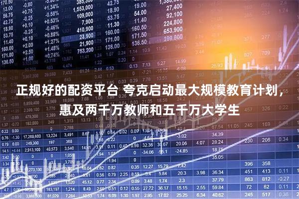正规好的配资平台 夸克启动最大规模教育计划，惠及两千万教师和五千万大学生